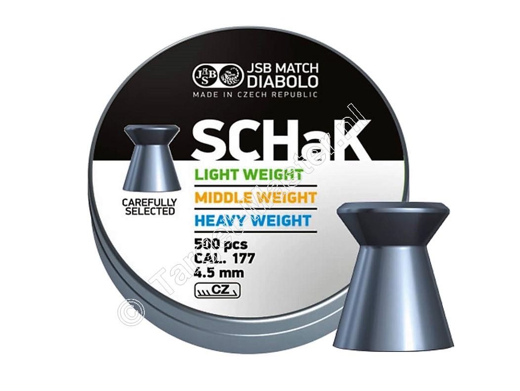 JSB Schak 4.50mm Luchtdruk Kogeltjes blikje 500